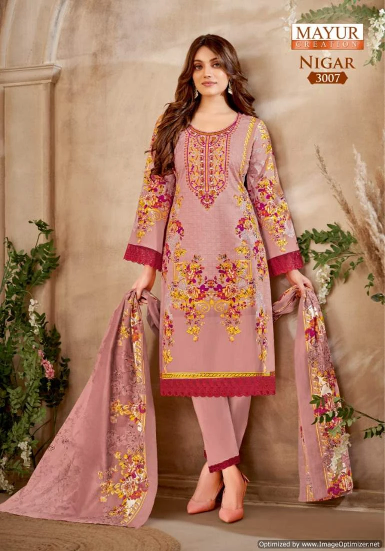 Mayur Nigar Vol 3 Cotton Wholesale Salwar Suit Catalog — Wholesale Salwar Suits, Mayur Dress wholesale from Surat - Gallery Image 3